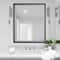 Head West Metal Framed Beveled Edge Rectangular Vanity Wall Mirror